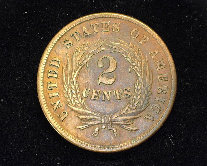 1864 Two Cent Piece XF - US Coin