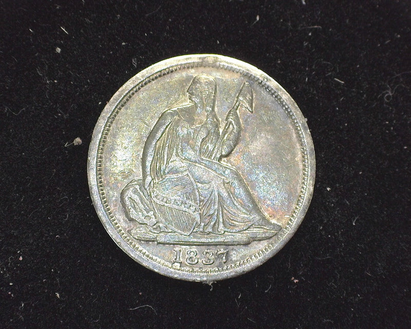 1837 Liberty Seated Half Dime VF/XF No stars - US Coin
