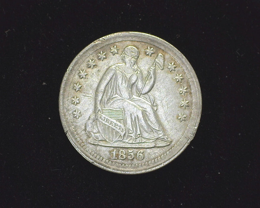 1856 Liberty Seated Half Dime XF - US Coin