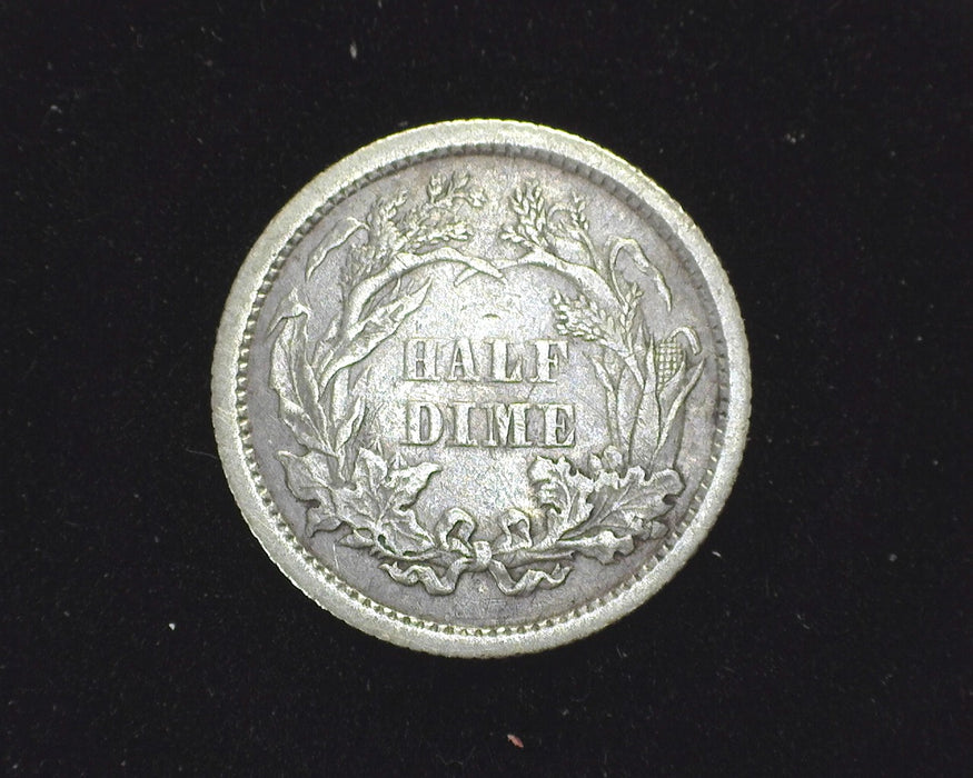 1861 Liberty Seated Half Dime F - US Coin