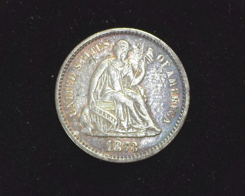 1873 Liberty Seated Half Dime VF - US Coin
