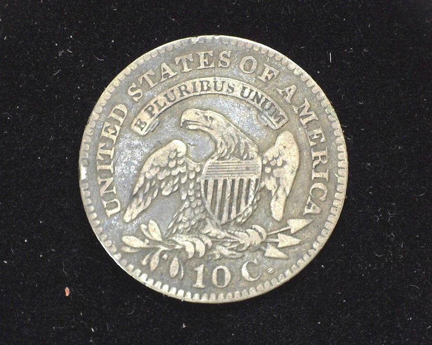 1827 Capped Bust Dime F - US Coin