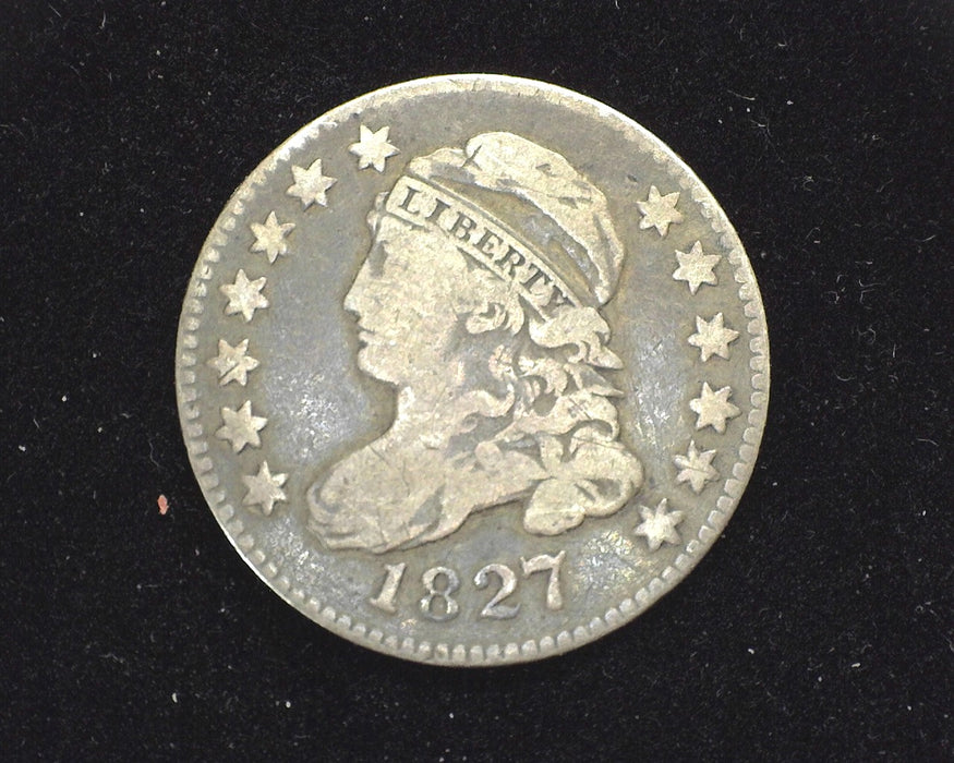 1827 Capped Bust Dime F - US Coin