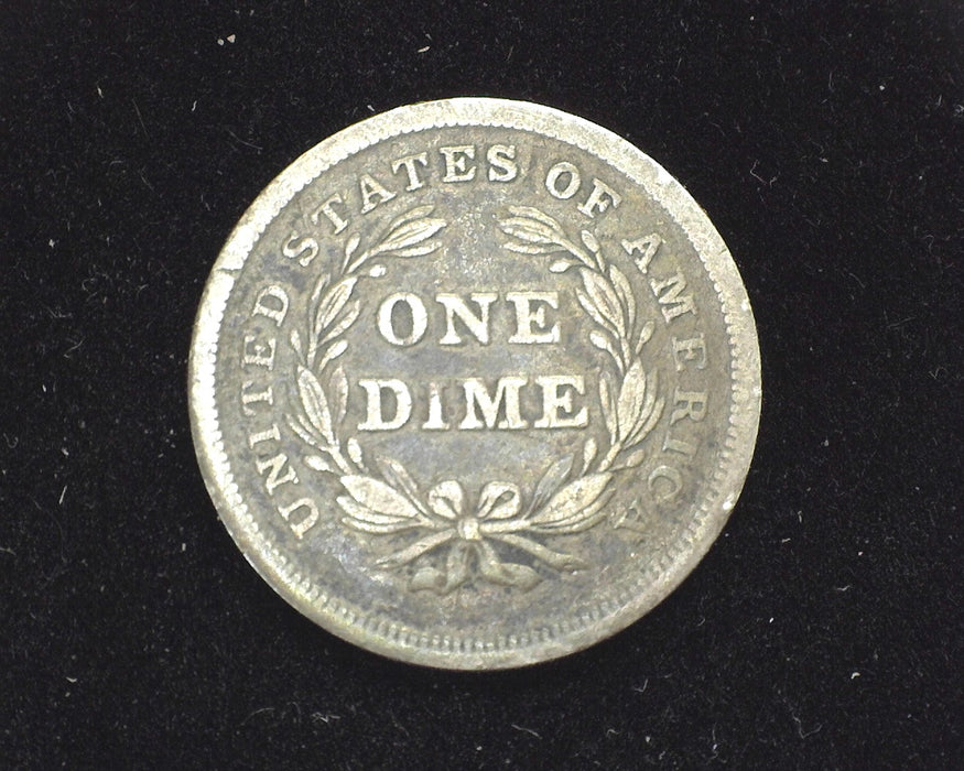 1837 Liberty Seated Dime F No stars - US Coin