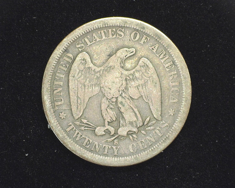 1875 S Liberty Seated Twenty Cents G - US Coin