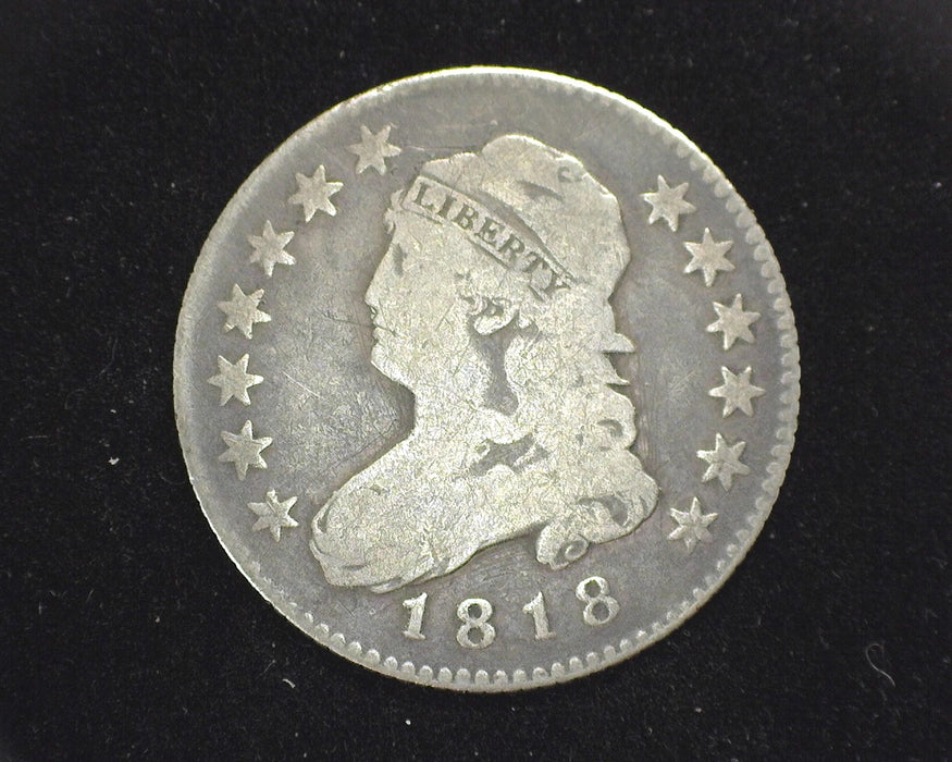 1818 Capped Bust Quarter G - US Coin