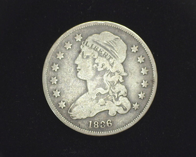 1836 Capped Bust Quarter VG - US Coin