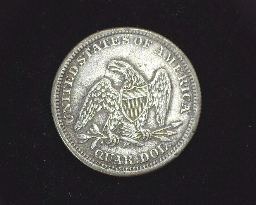 1861 Liberty Seated Quarter XF - US Coin
