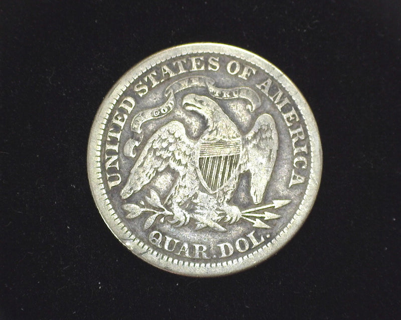 1874 Arrows Liberty Seated Quarter F - US Coin