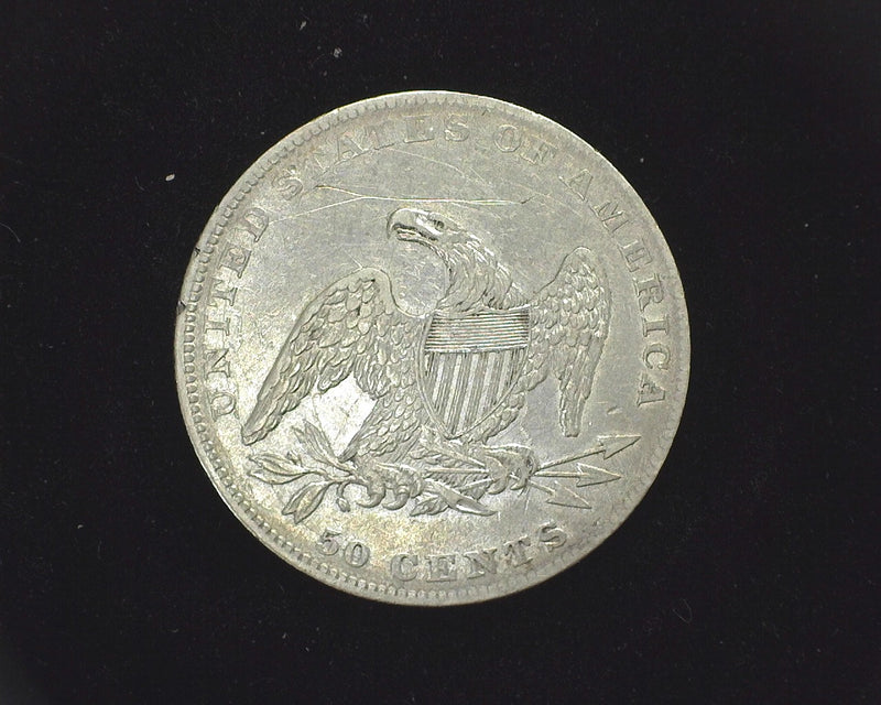 1837 Capped Bust Half Dollar XF-45 Scratch - US Coin