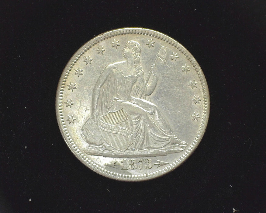 1873 Arrows Seated Liberty Half Dollar XF/AU - US Coin