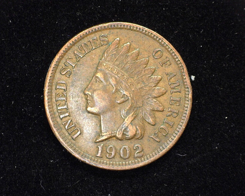 1902 Indian Head Penny/Cent XF - US Coin