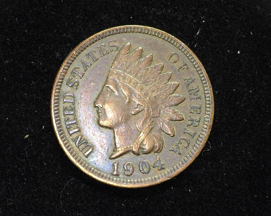1904 Indian Head Penny/Cent XF - US Coin