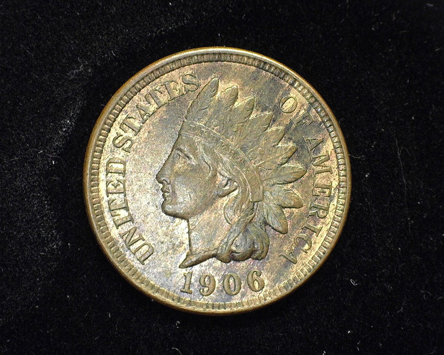 1906 Indian Head Penny/Cent BU R&B - US Coin