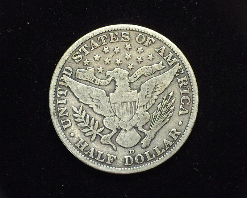 1915 D Barber Half Dollar F - US Coin
