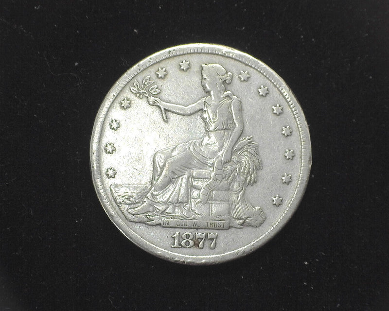 1877 S Trade Dollar Trade F - US Coin