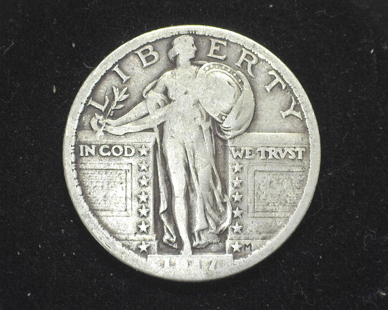 1917 Type 1 Standing Liberty Quarter G - US Coin
