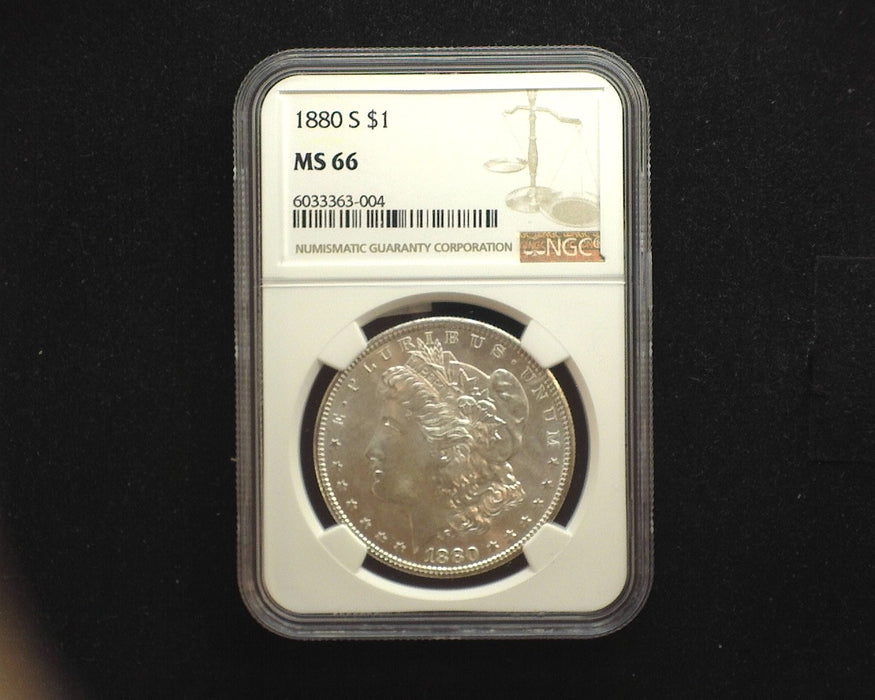 1880 S Morgan Dollar NGC MS66 - US Coin