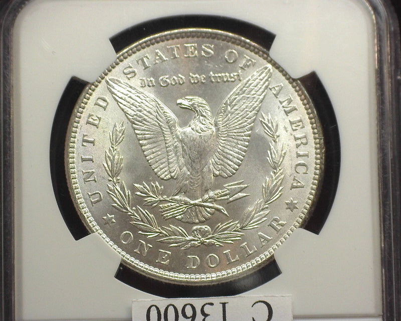 1886 TOP-100 Morgan Dollar NGC VAM-1A1 Line and clash - MS64 - US Coin