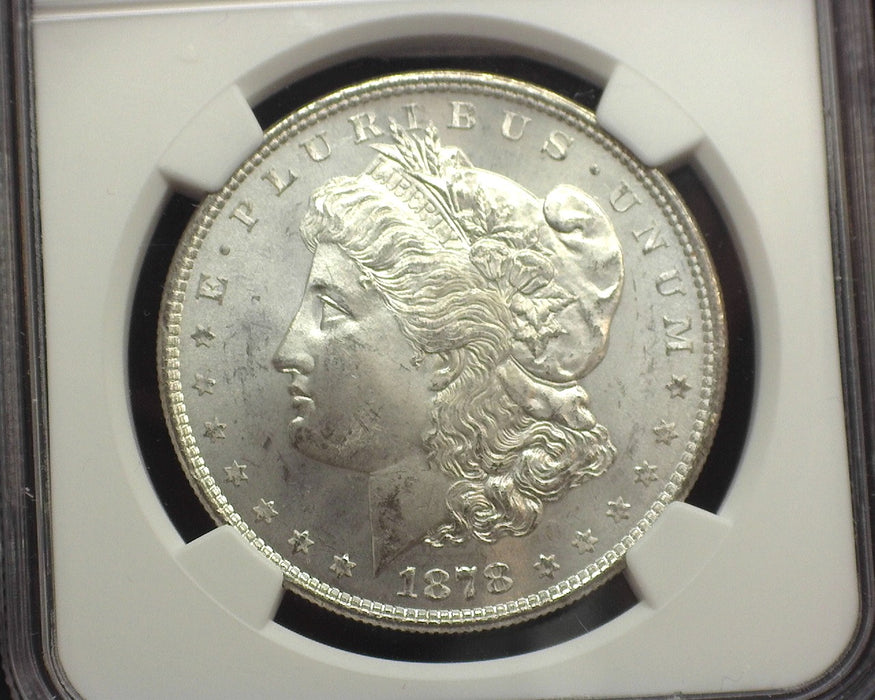 1878 8TF Morgan Dollar NGC MS64+ - US Coin