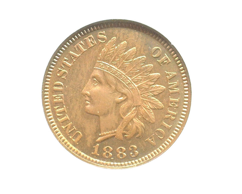 1883 Indian Head NGC PF65 RB Penny/Cent - US Coin