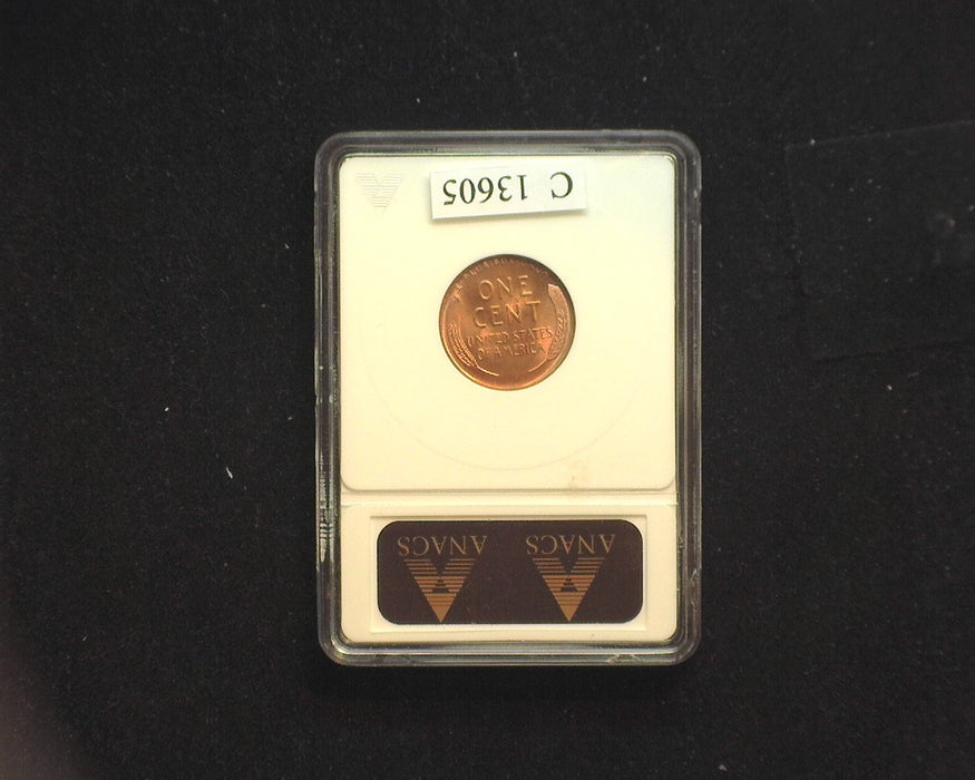 1942 D Lincoln Wheat Penny/Cent ANACS MS66 Red - US Coin