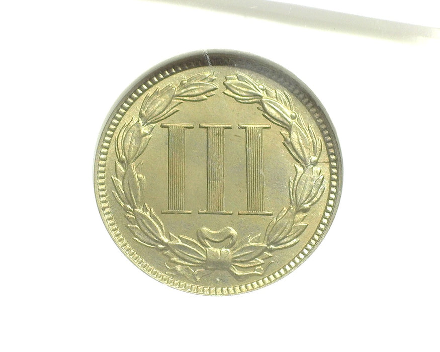 1883 Three Cent Silver NGC PF64 - US Coin