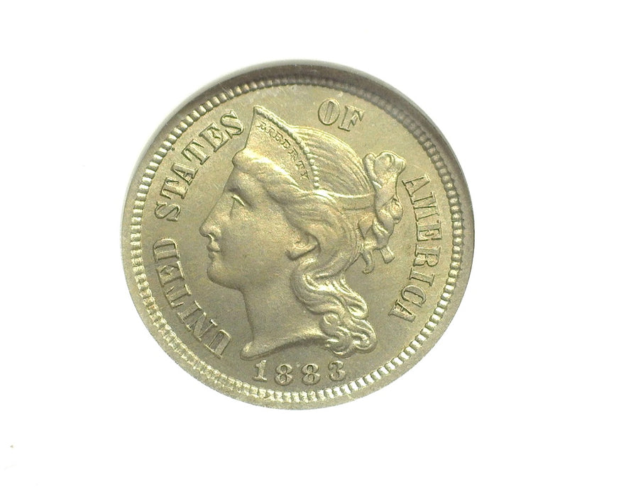 1883 Three Cent Silver NGC PF64 - US Coin