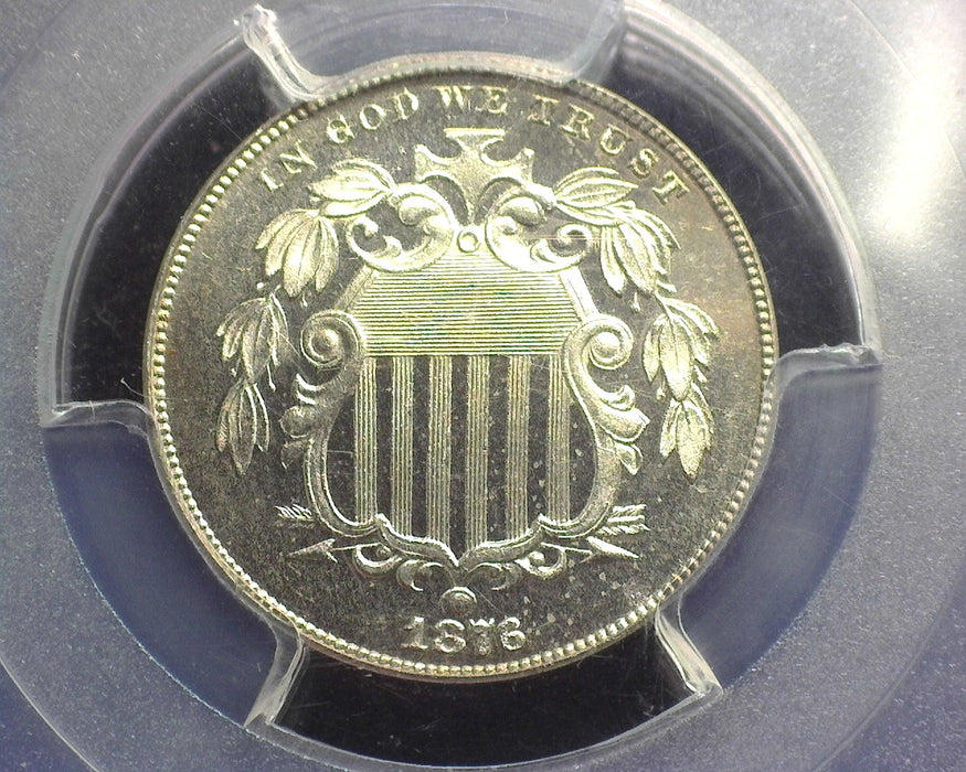 1876 Shield Nickel PCGS PR66 CAM - US Coin