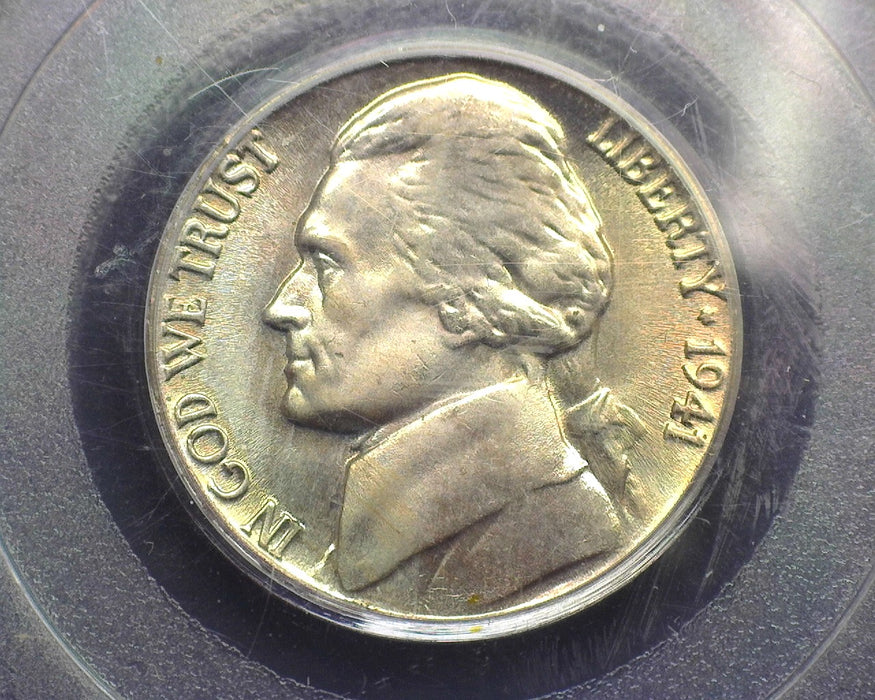 1941 Jefferson Nickel MS64FS PCGS - US Coin