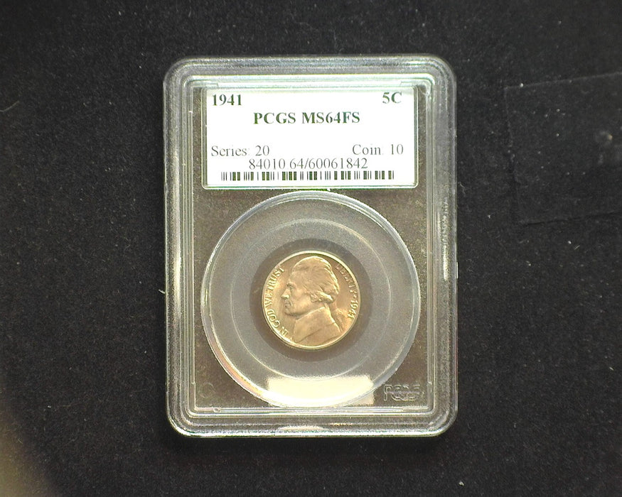1941 Jefferson Nickel MS64FS PCGS - US Coin