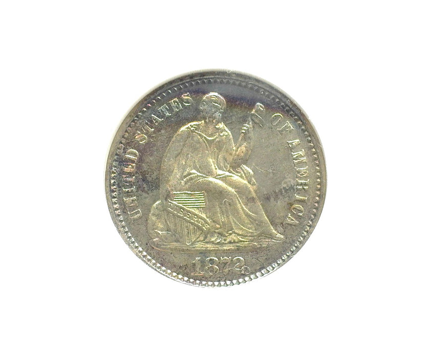 1872 Liberty Seated Half Dime PF63 NGC - US Coin
