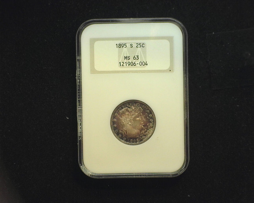 1895 S Barber Quarter MS63 NGC - US Coin