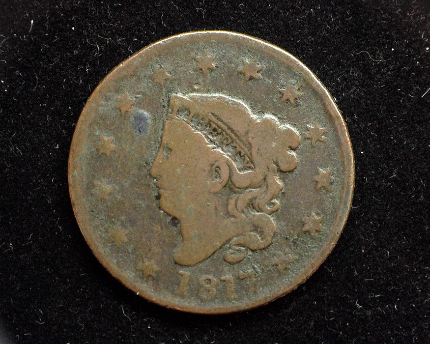 1817 13 star Large Cent Classic Cent G Environmental damage - US Coin