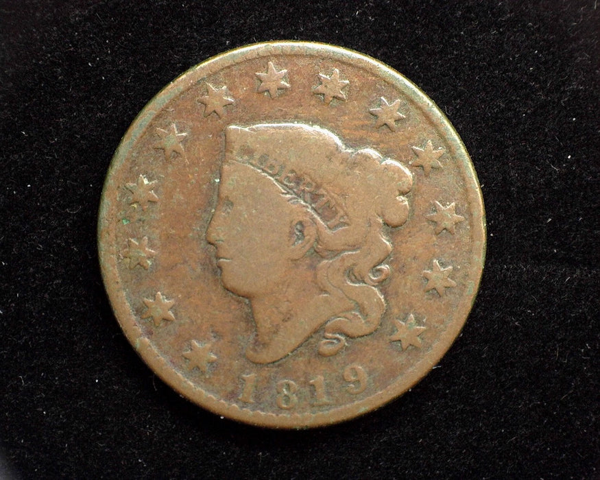 1819 Large Cent Classic Cent VG - US Coin