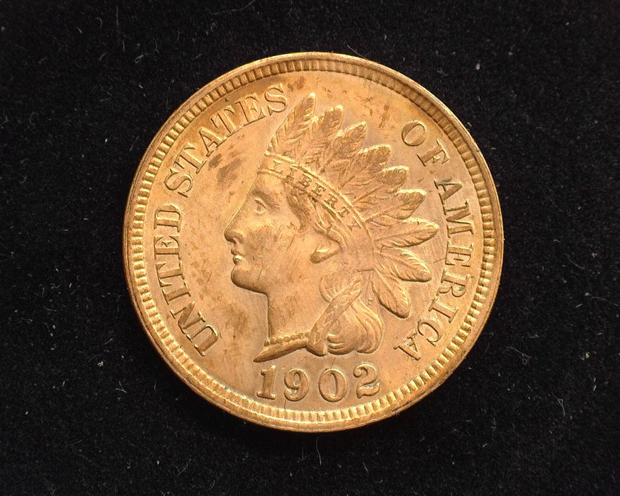 1902 Indian Head Penny/Cent AU-58 - US Coin
