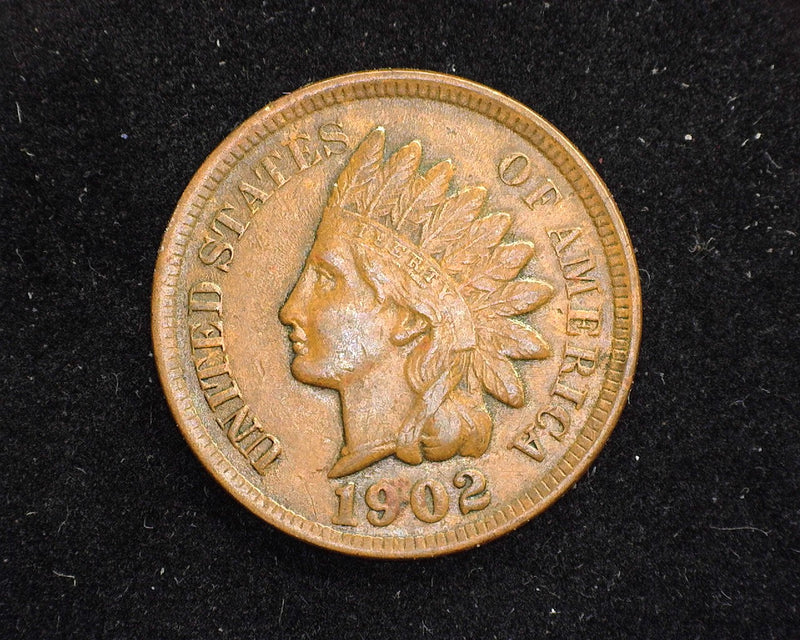 1902 Indian Head Penny/Cent XF - US Coin