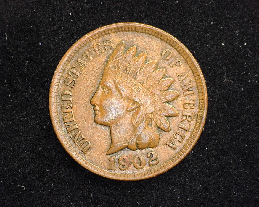 1902 Indian Head Penny/Cent XF - US Coin