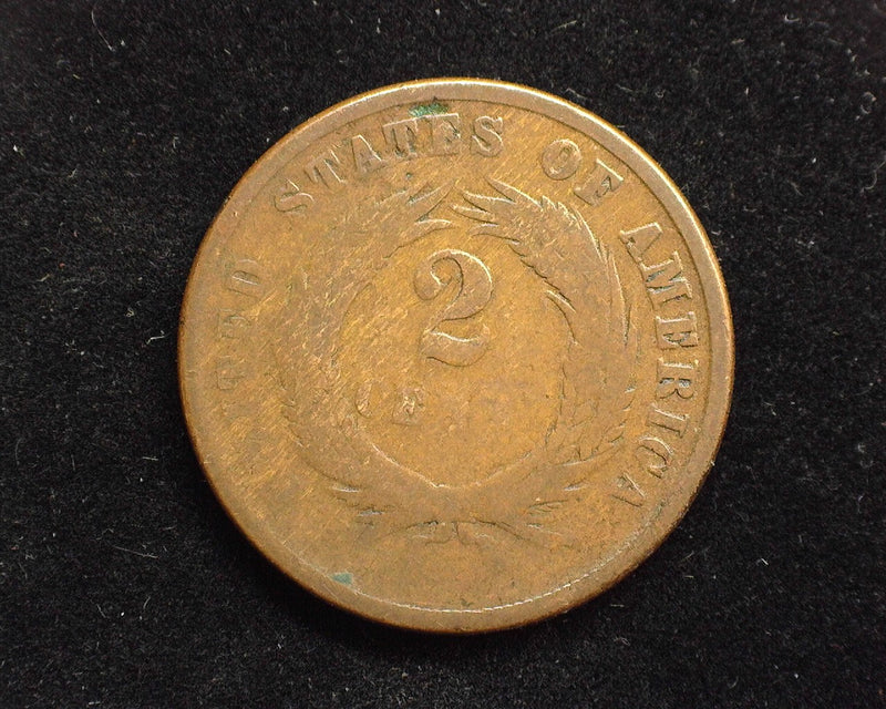 1864 Two Cent Piece AG/G - US Coin