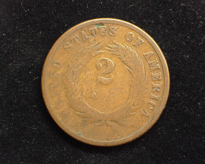 1864 Two Cent Piece AG/G - US Coin