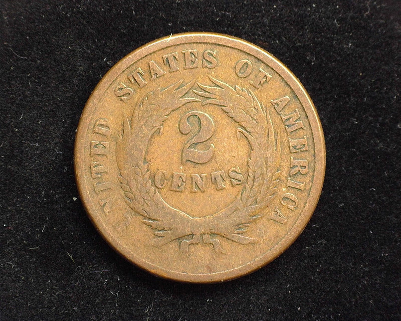 1865 Two Cent Piece G - US Coin