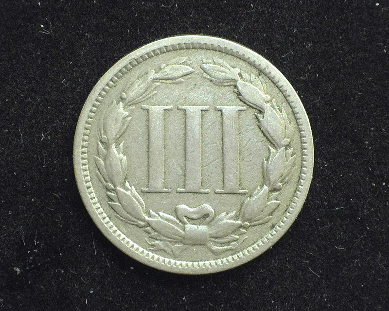 1866 Three Cent Nickel G - US Coin