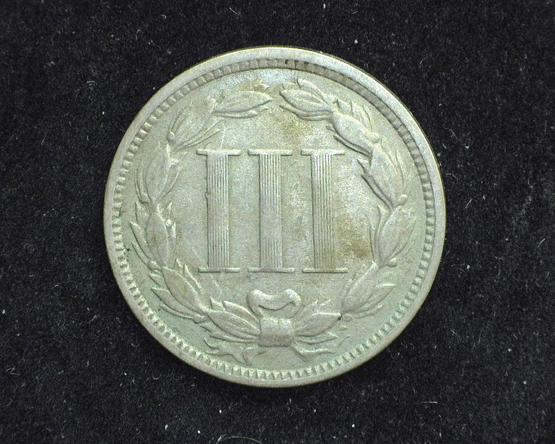 1869 Three Cent Nickel VF - US Coin