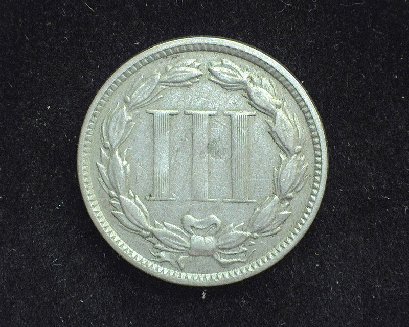 1870 Three Cent Nickel VG - US Coin