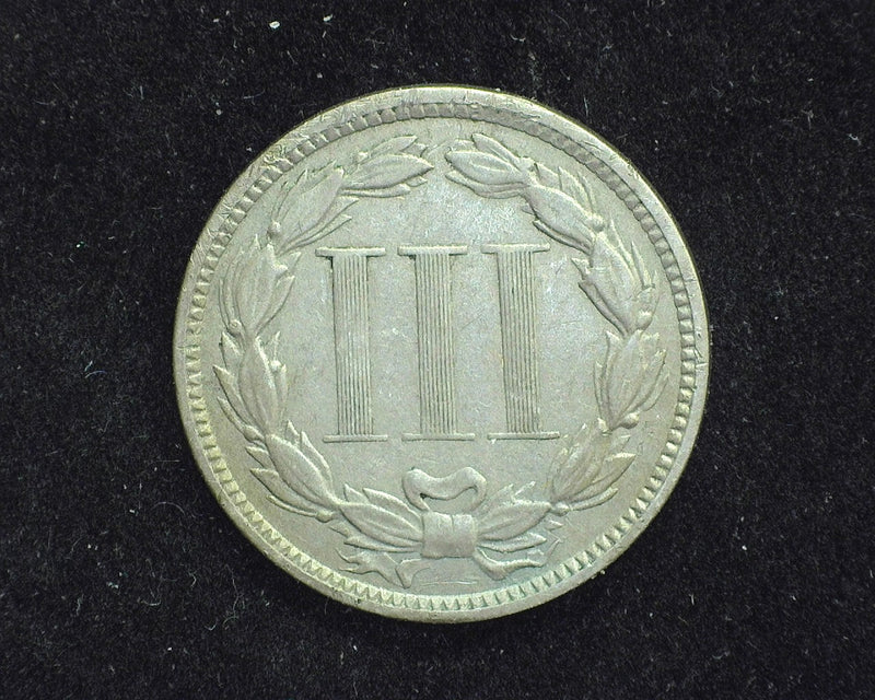 1872 Three Cent Nickel VG - US Coin