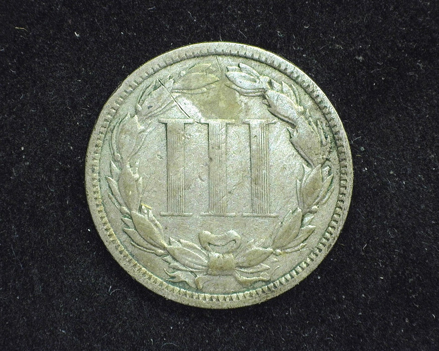 1873 Three Cent Nickel F - US Coin