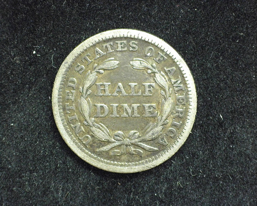 1853 Arrows Liberty Seated Half Dime F - US Coin