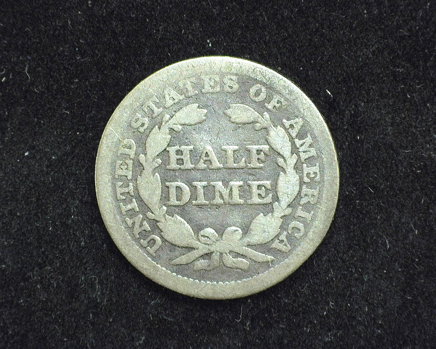 1857 Liberty Seated Half Dime G - US Coin