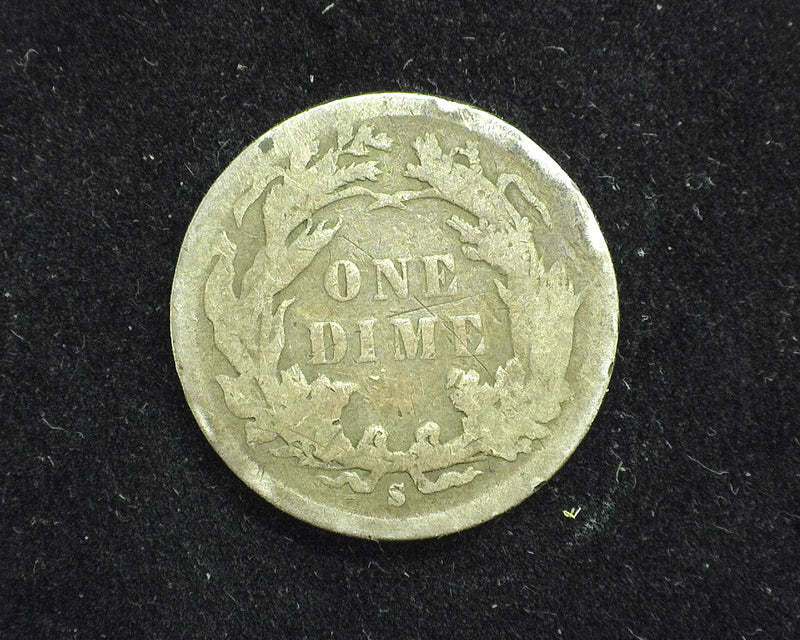 1887 S Liberty Seated Dime VG - US Coin