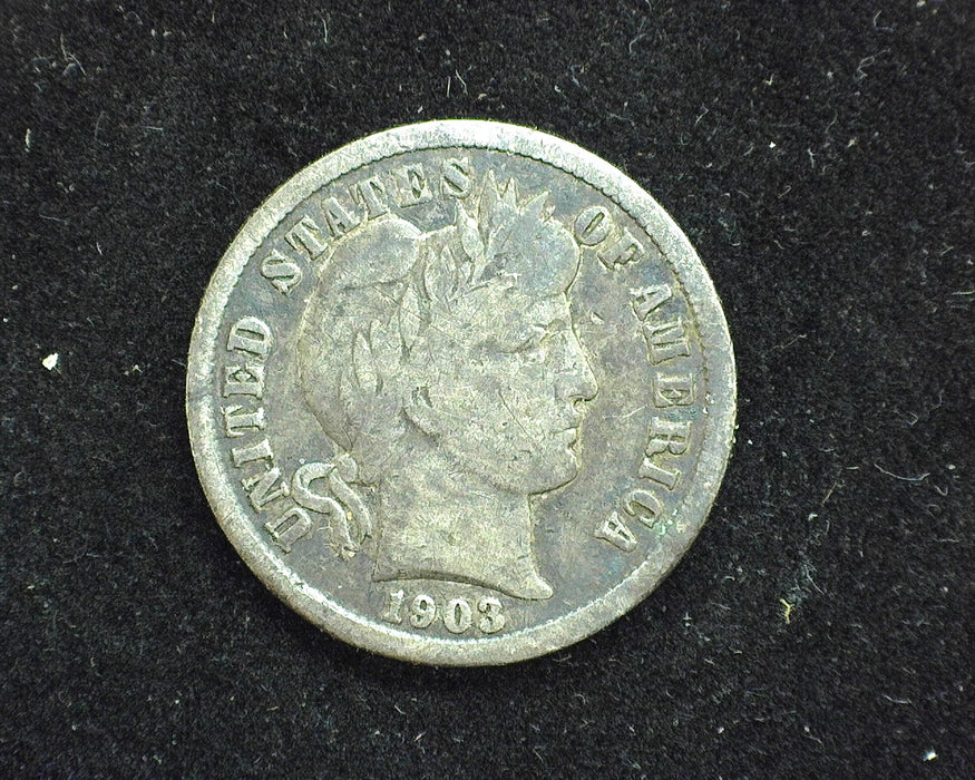 1903 S Barber Dime VG - US Coin